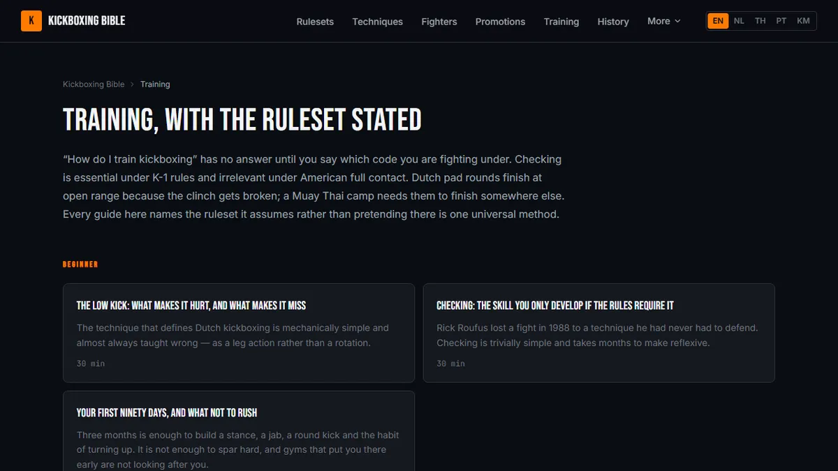 Which Kickboxing Ruleset Should You Fight Under? A Decision Guide for Strikers