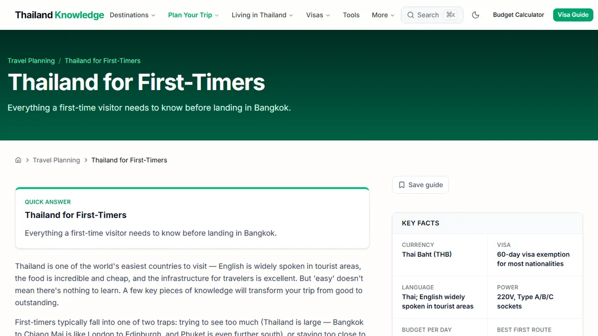 ThailandKnowledge.com — 7 Mistakes First-Time Thailand Visitors Make (And How to Avoid Them)