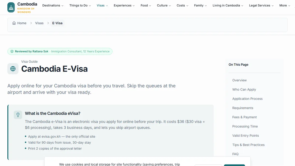 Cambodia Authority Hub — Cambodia E-Visa vs Visa on Arrival: Which One Actually Makes Sense for Your Trip?