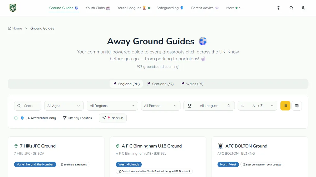 Away Day Parent — 10 Things to Check on a Grassroots Ground Before Match Day