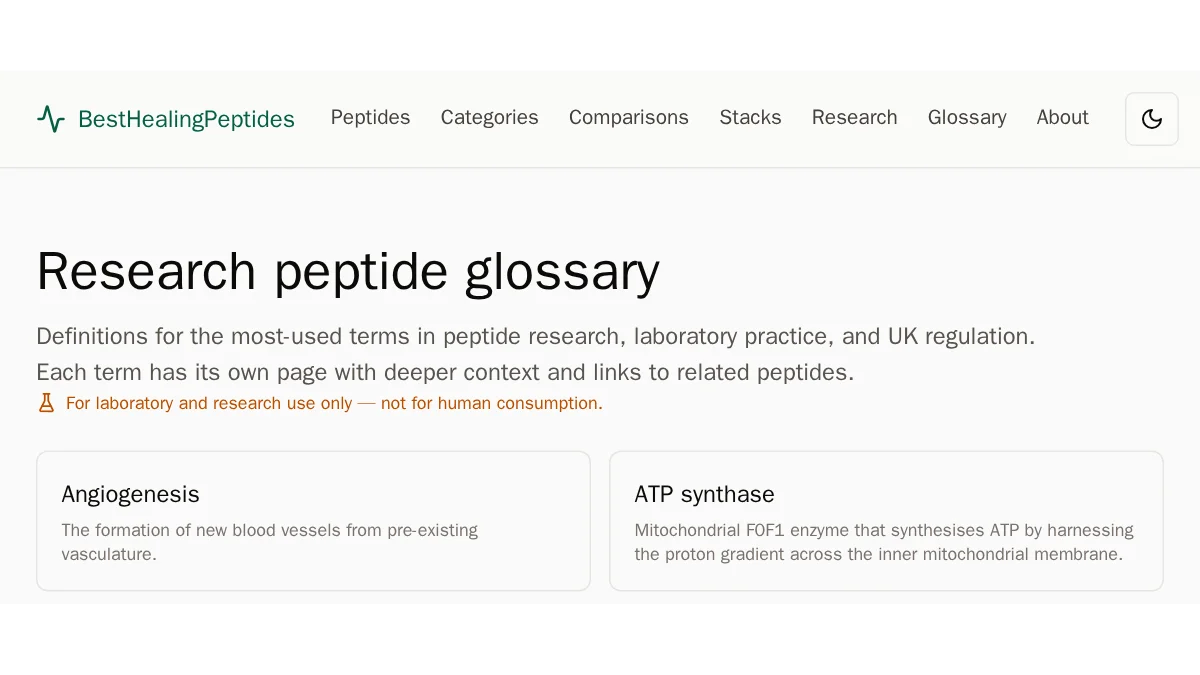 BestHealingPeptides.co.uk — WADA and Research Peptides: A 2026 Lookup Guide
